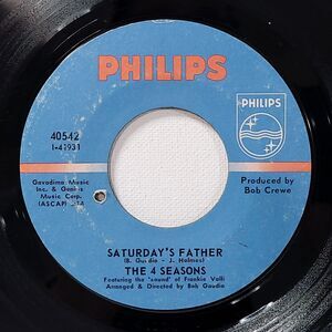 Four Seasons 45 Saturday's Father / Goodbye Girl on Philips VG+ Rock